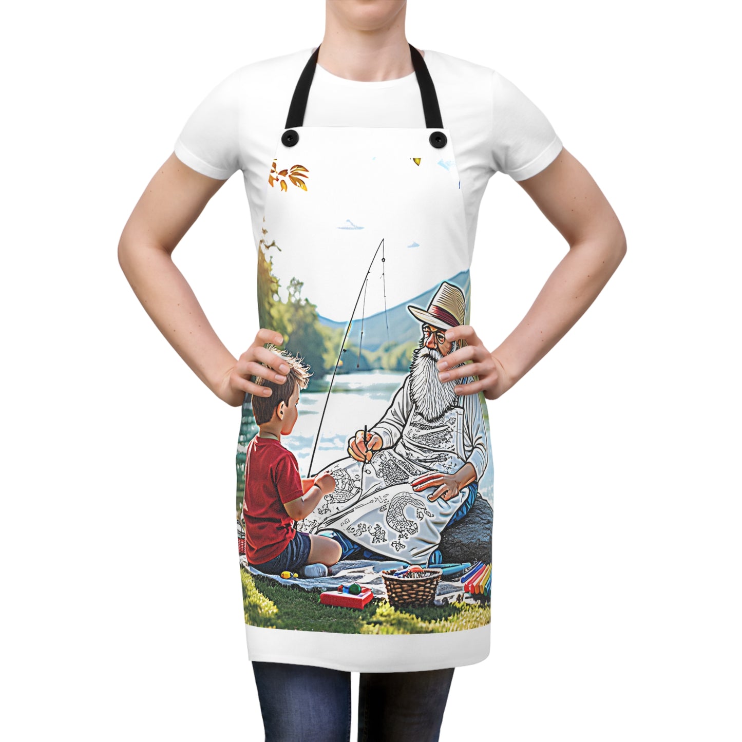 Apron Colorful Graphic Design - Grandparent Experience