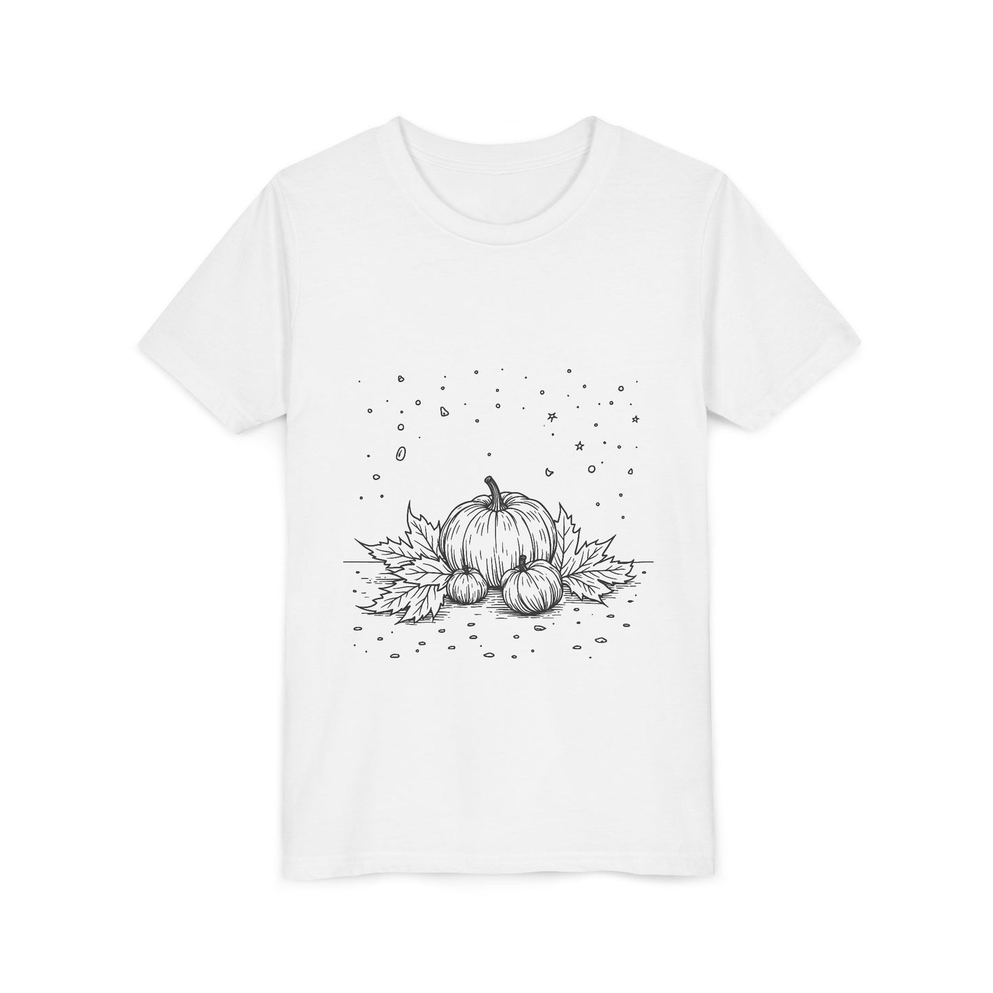 Kid's T-shirt Coloring Kit with 10 Fabric Markers - Pumpkins