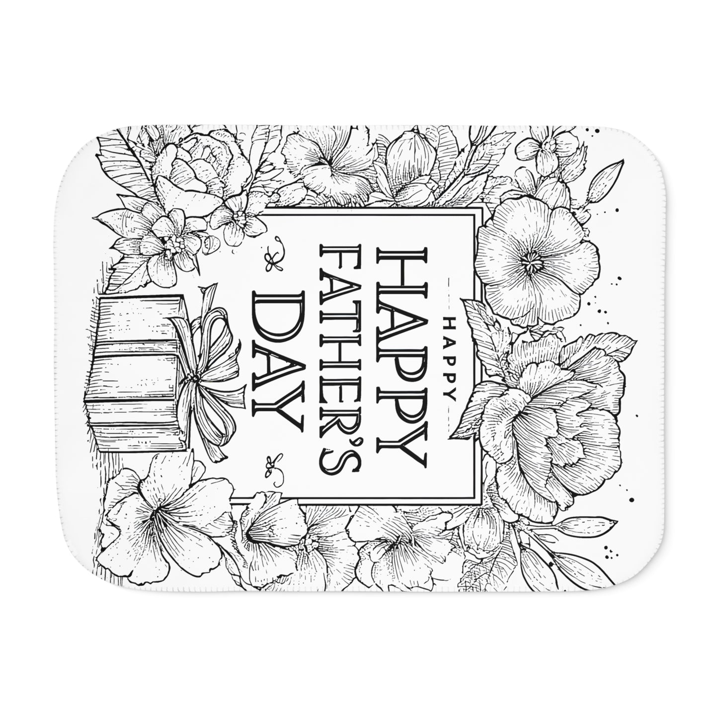 Blanket Coloring Kit with 10 Fabric Markers - Father's Day