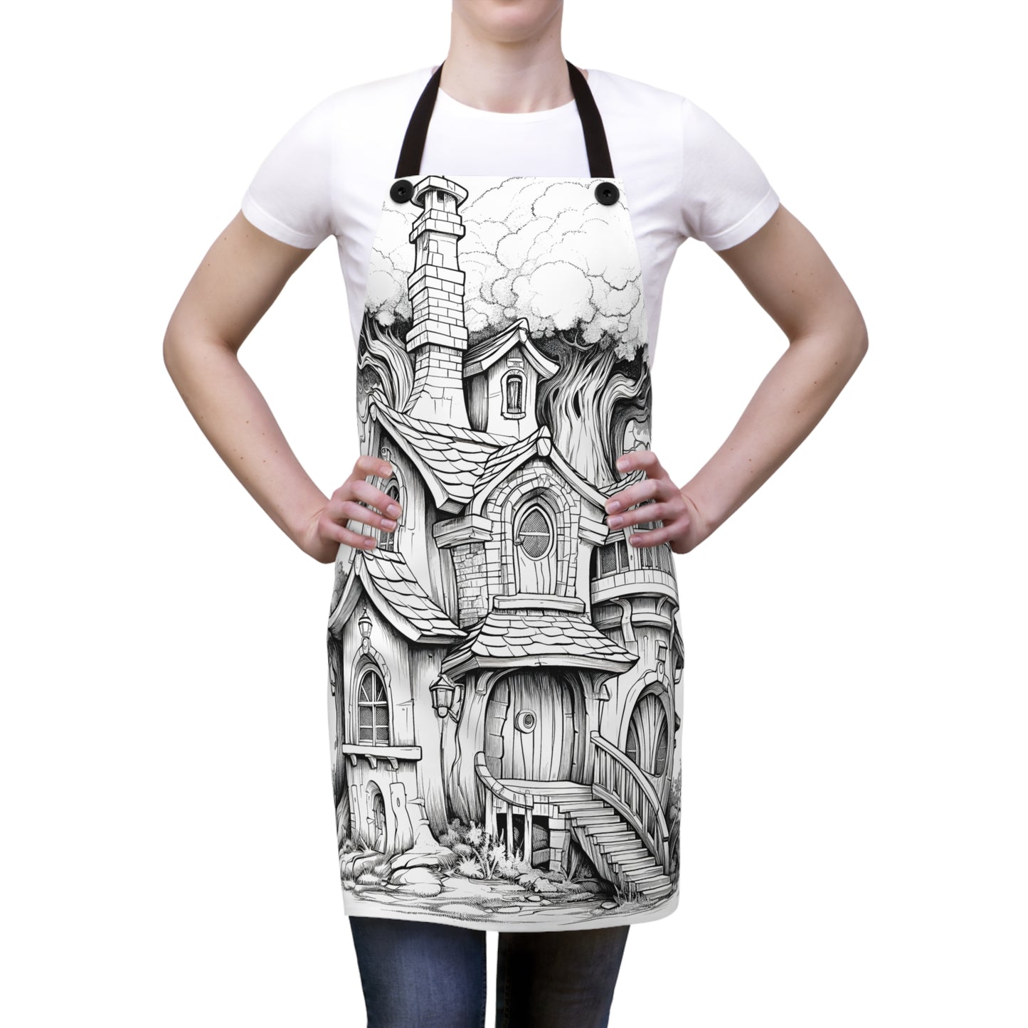 Apron Coloring Kit with 10 Fabric Markers - Treehouse