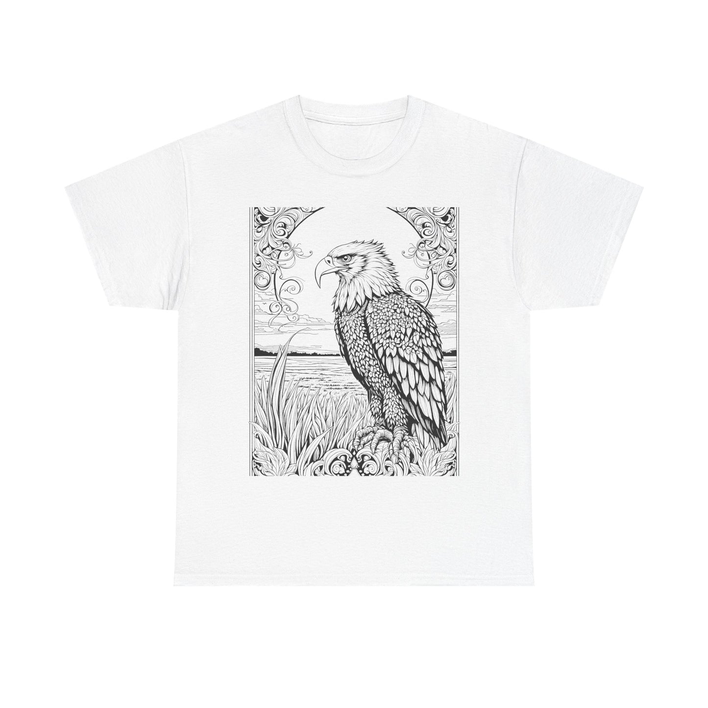 Unisex T-shirt Coloring Kit with 10 Fabric Markers - Eagle