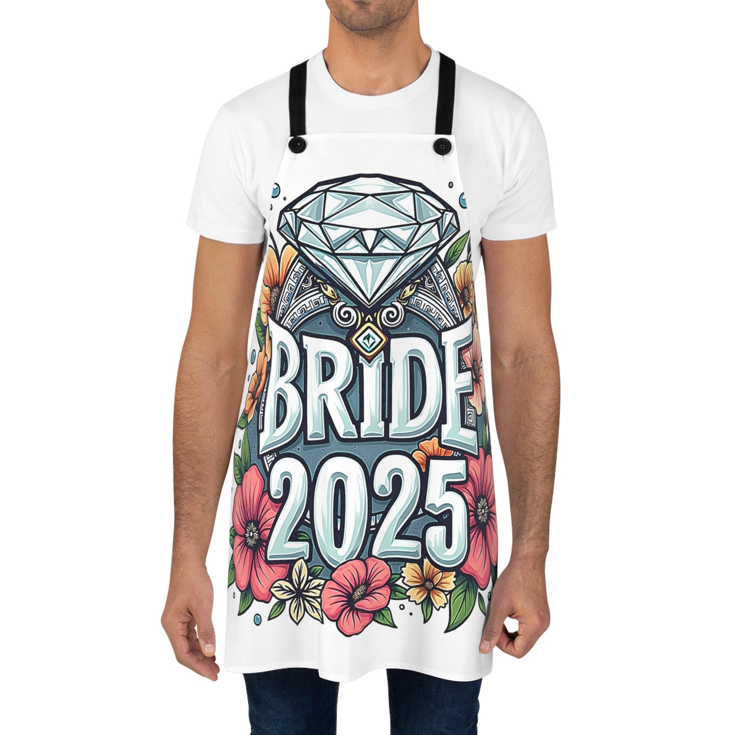 Apron Colorful Graphic Design - Bride