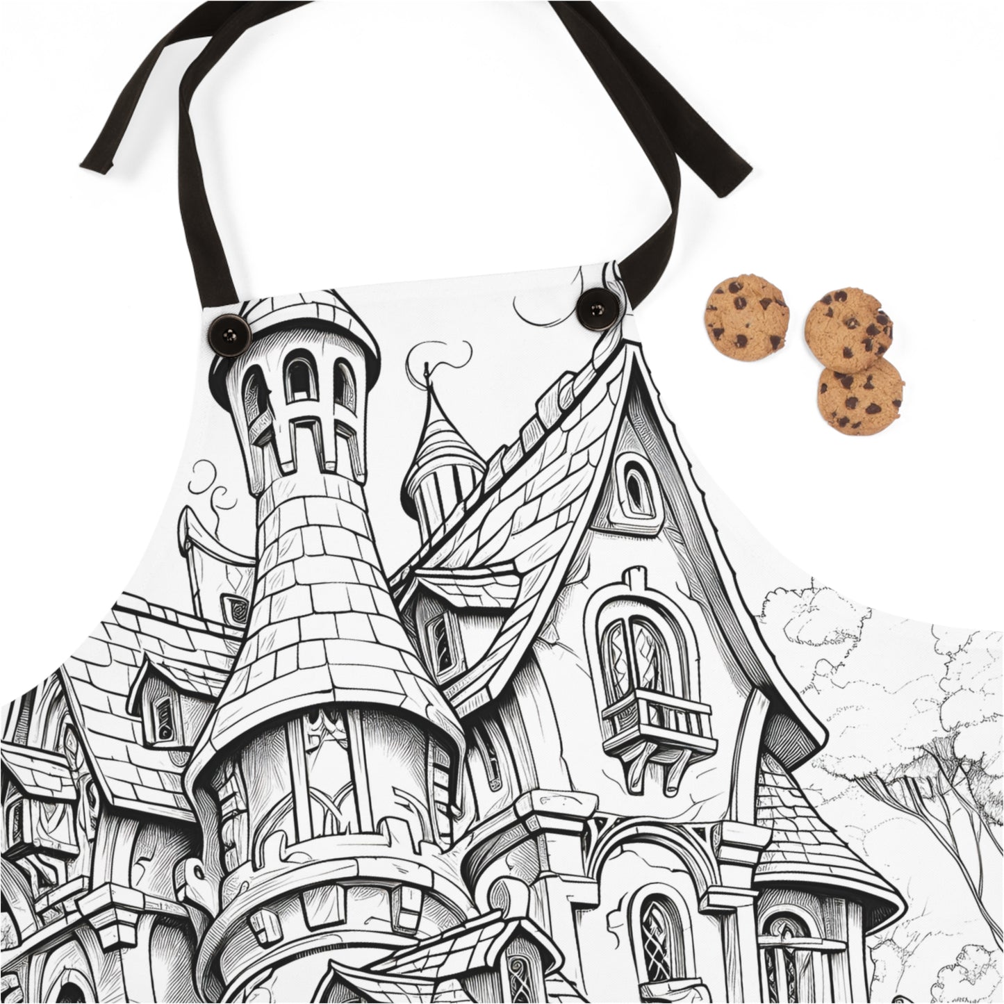 Apron Coloring Kit with 10 Fabric Markers - Fantasy House