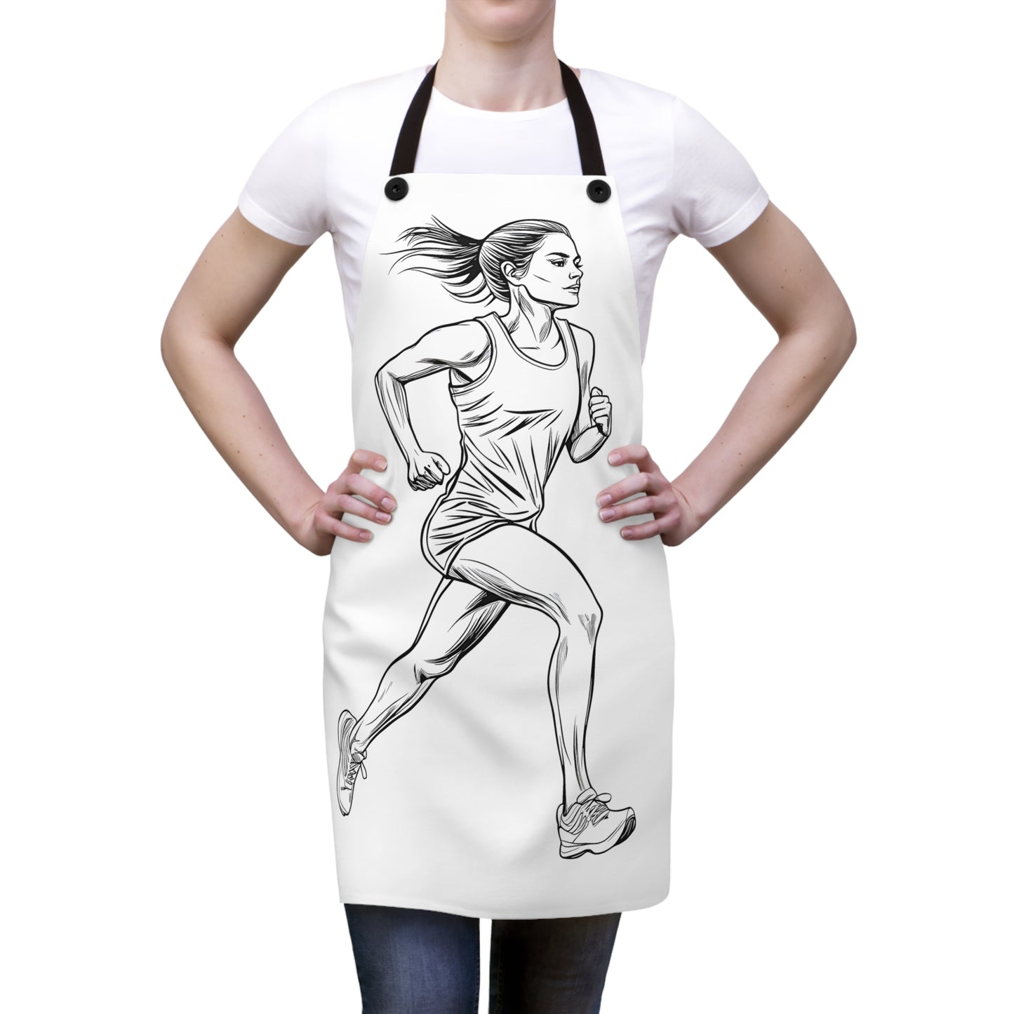 Apron Coloring Kit with 10 Fabric Markers - Running