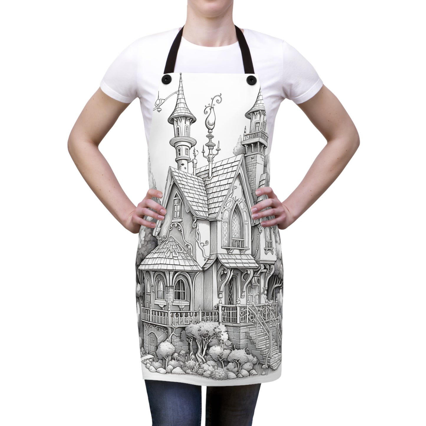 Apron Coloring Kit with 10 Fabric Markers - Fantasy House