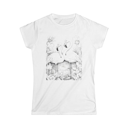 Women's Coloring T-Shirt Kit with 10 Fabric Markers