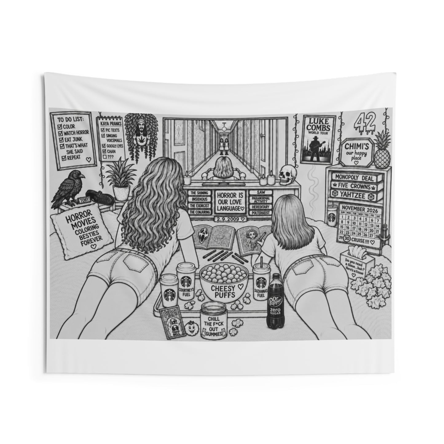 Custom Indoor Wall Tapestry with Your Design