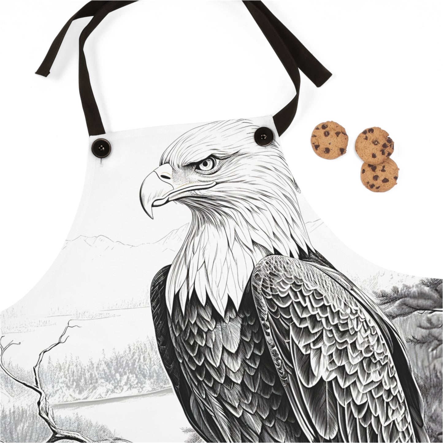 Apron Coloring Kit with 10 Fabric Markers - Eagle