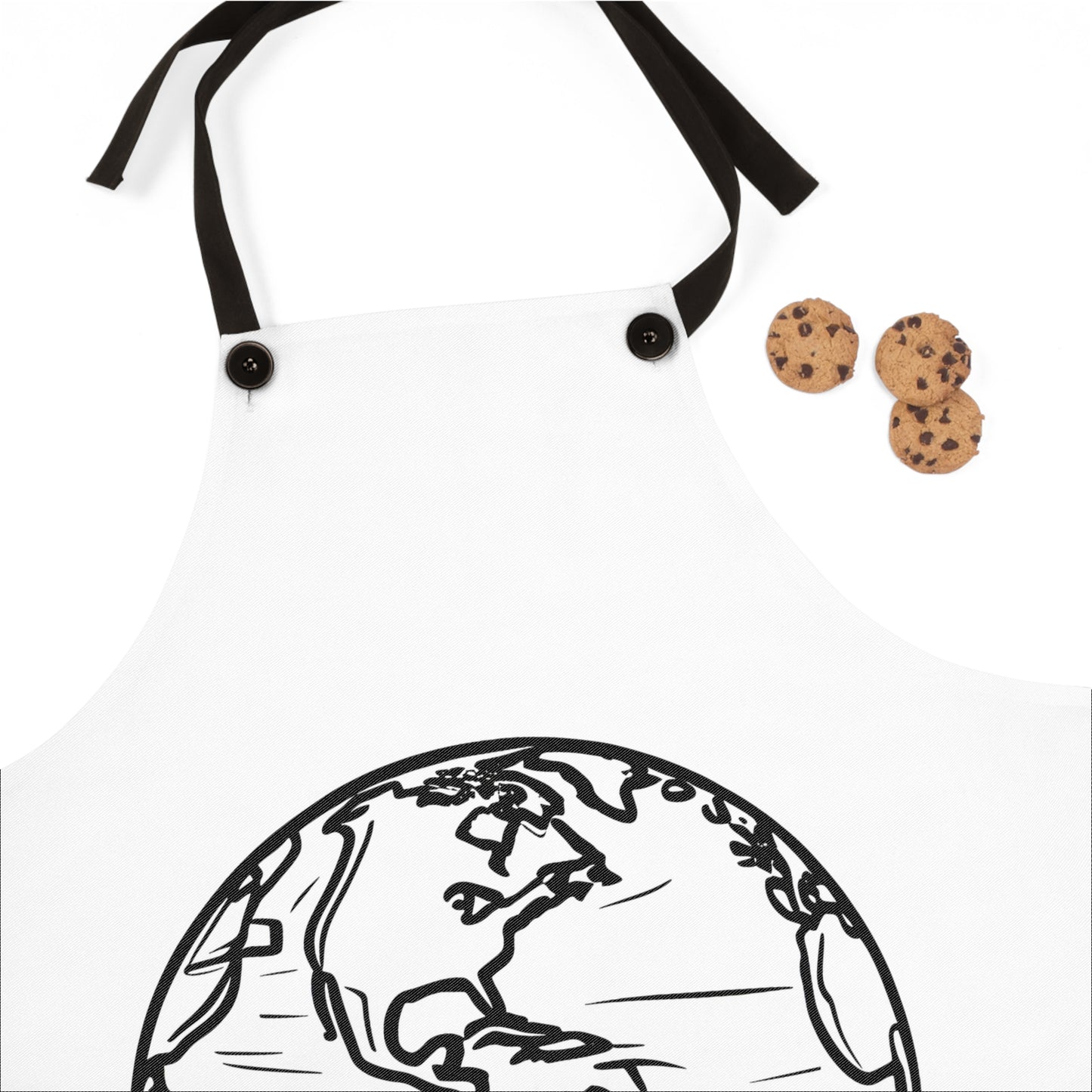 Apron Coloring Kit with 10 Fabric Markers - Planet Earth
