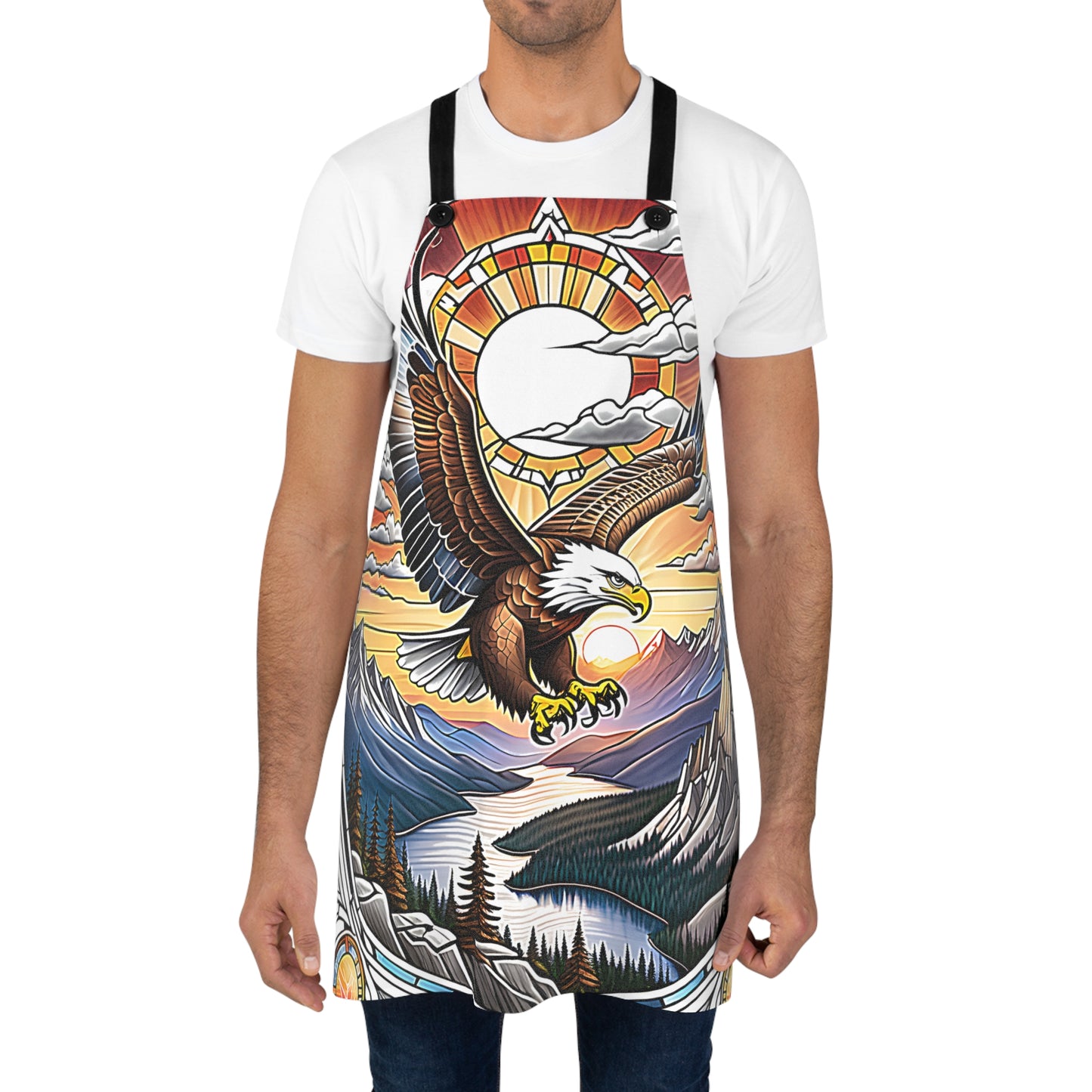 Apron Colorful Graphic Design - Eagle