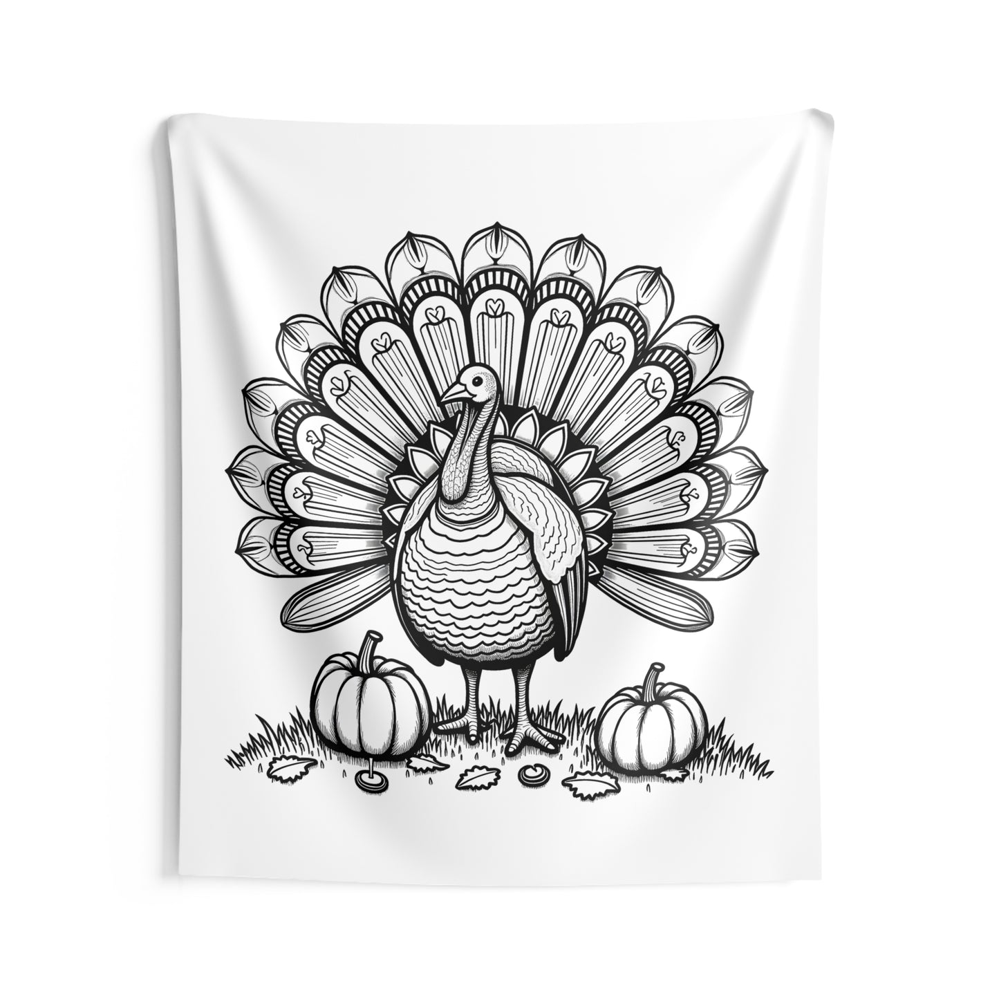 Indoor Wall Tapestries Coloring Kit with 10 Fabric Markers - Turkey