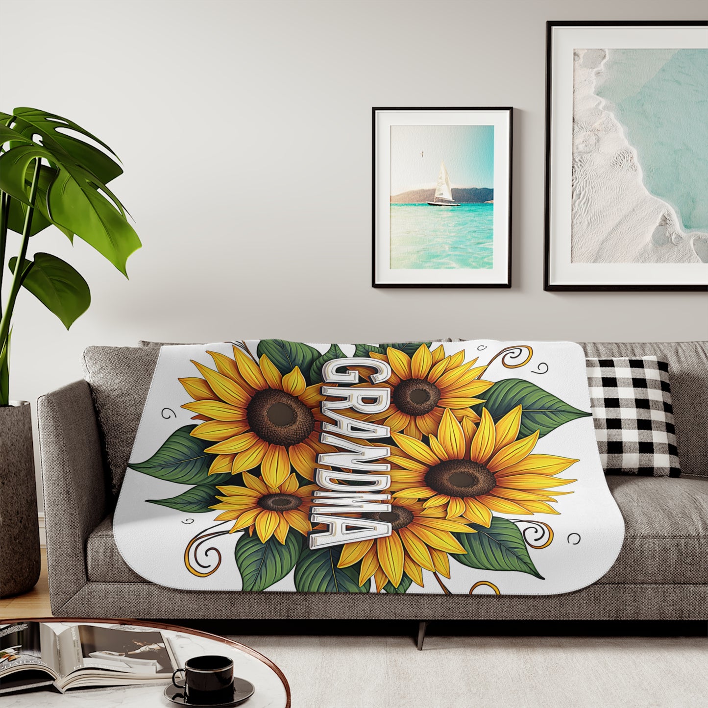 Blanket Colorful Graphic Design - Sunflower