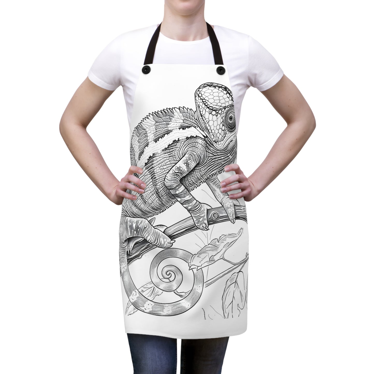 Apron Coloring Kit with 10 Fabric Markers - Chameleon