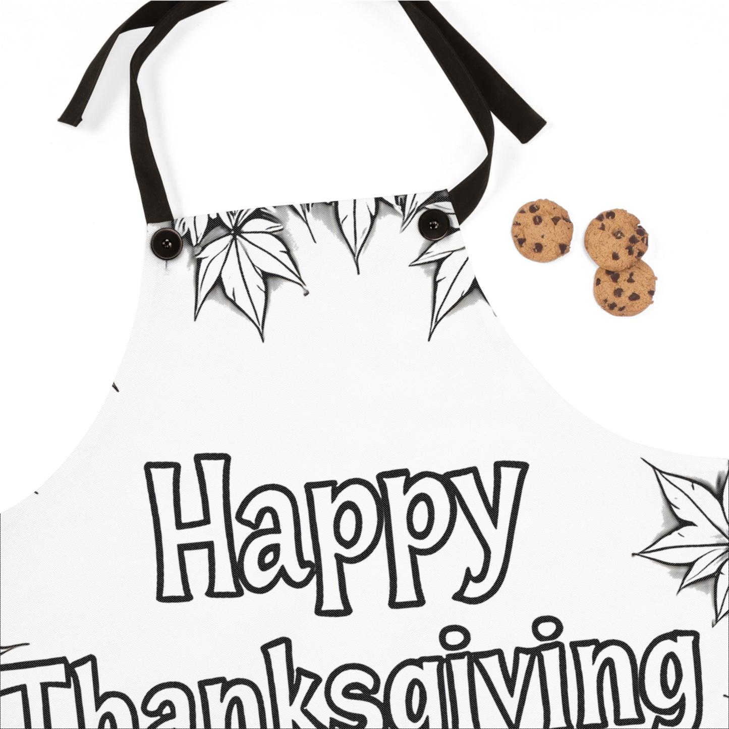 Apron Coloring Kit with 10 Fabric Markers - Thanksgiving