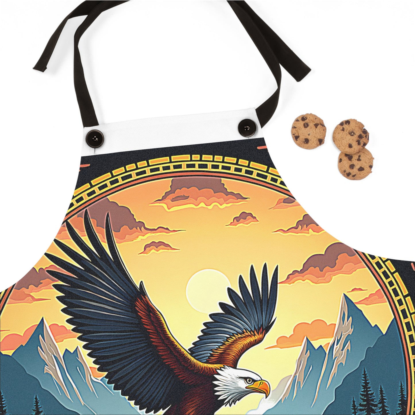 Apron Colorful Graphic Design - Eagle