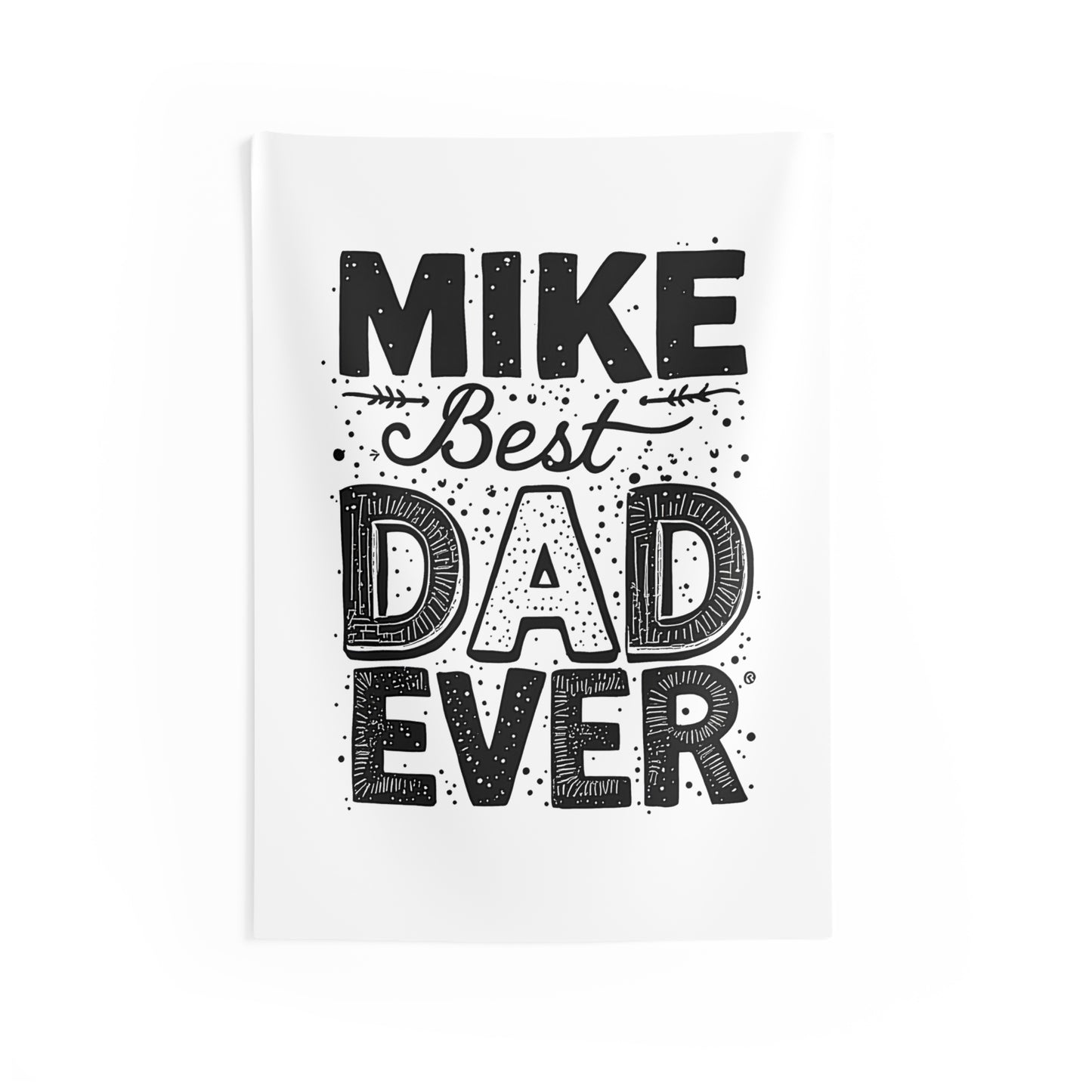 Indoor Wall Tapestries Colorful Graphic Design - Father's Day