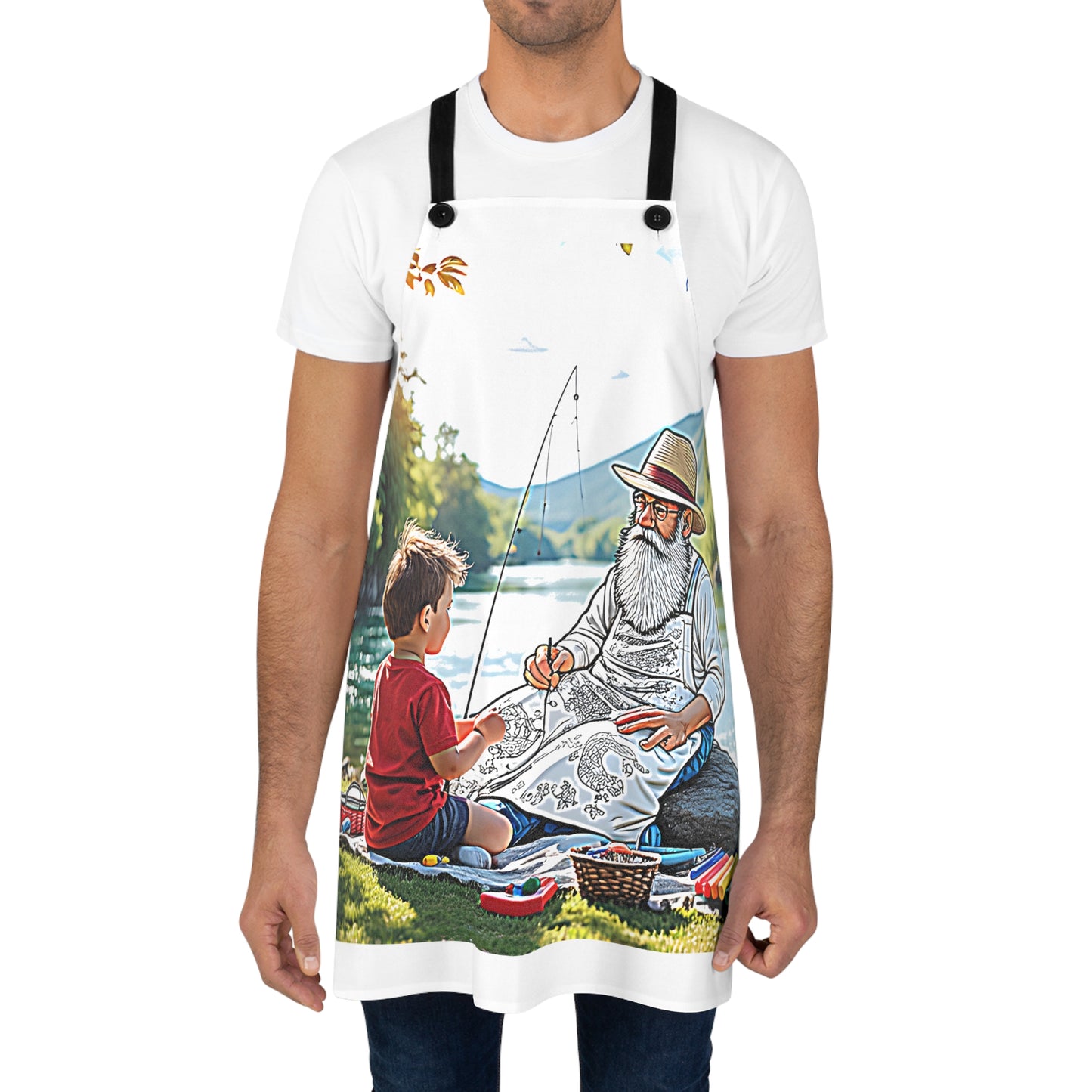 Apron Colorful Graphic Design - Grandparent Experience