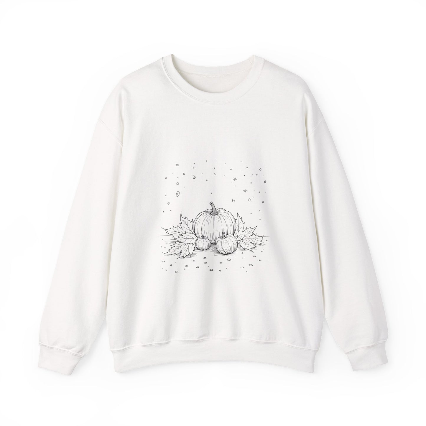 Adult Sweatshirt Coloring Kit with 10 Fabric Markers - Pumpkins