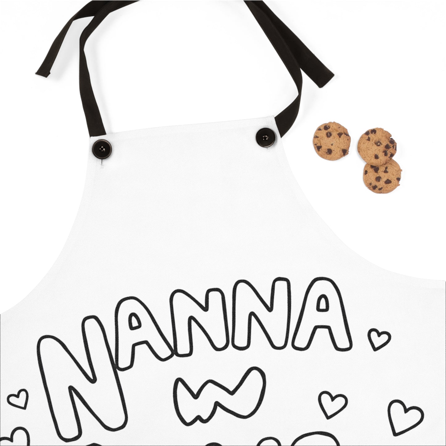 Apron Coloring Kit with 10 Fabric Markers - Grandma