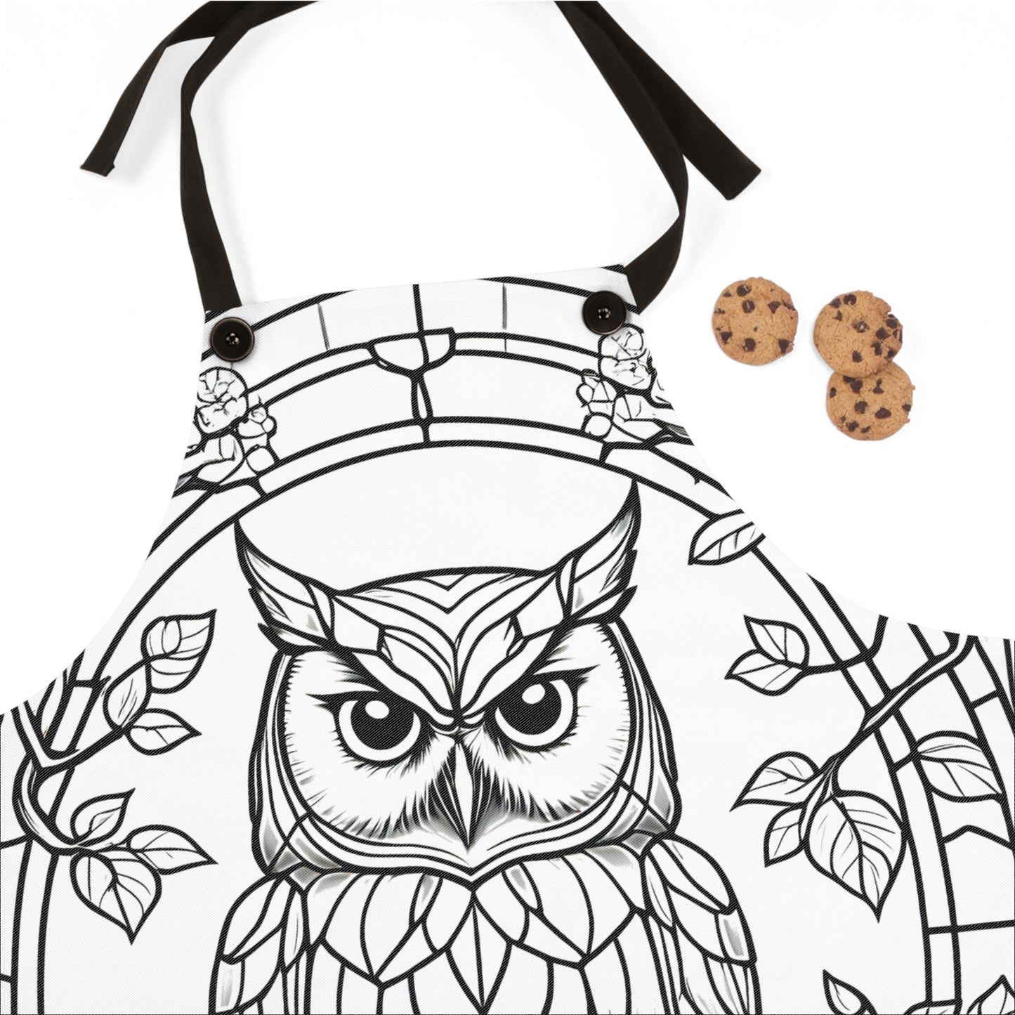 Apron Coloring Kit with 10 Fabric Markers - Stained Glass