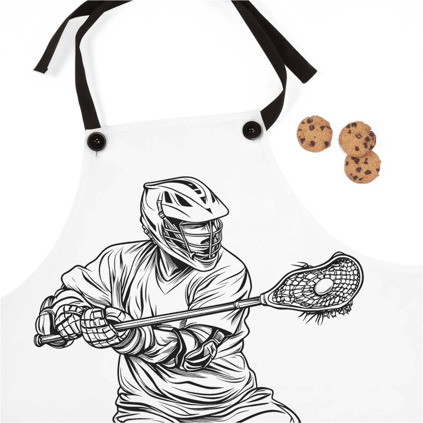 Apron Coloring Kit with 10 Fabric Markers - Lacrosse