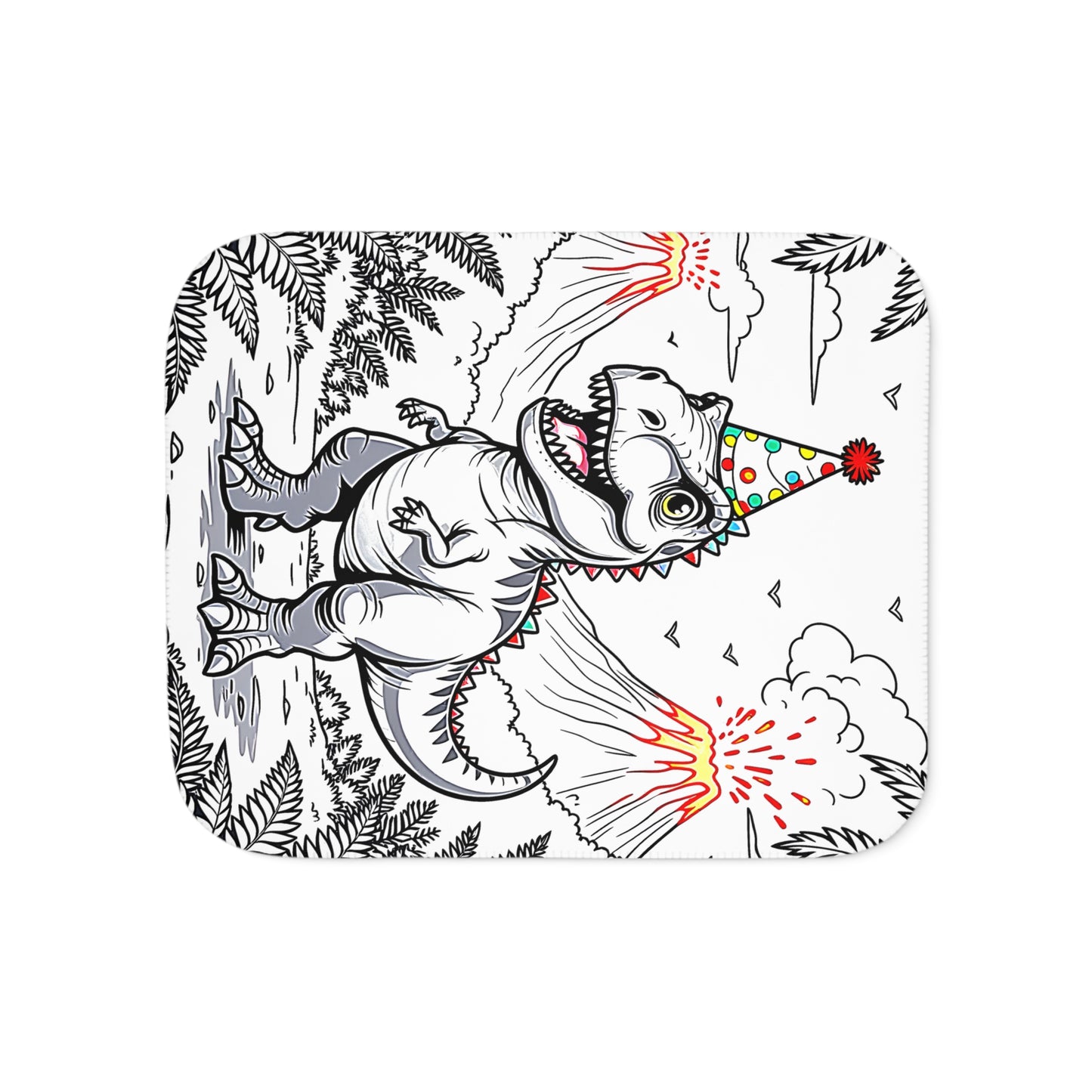 Blanket Colorful Graphic Design - Dinosaur Party