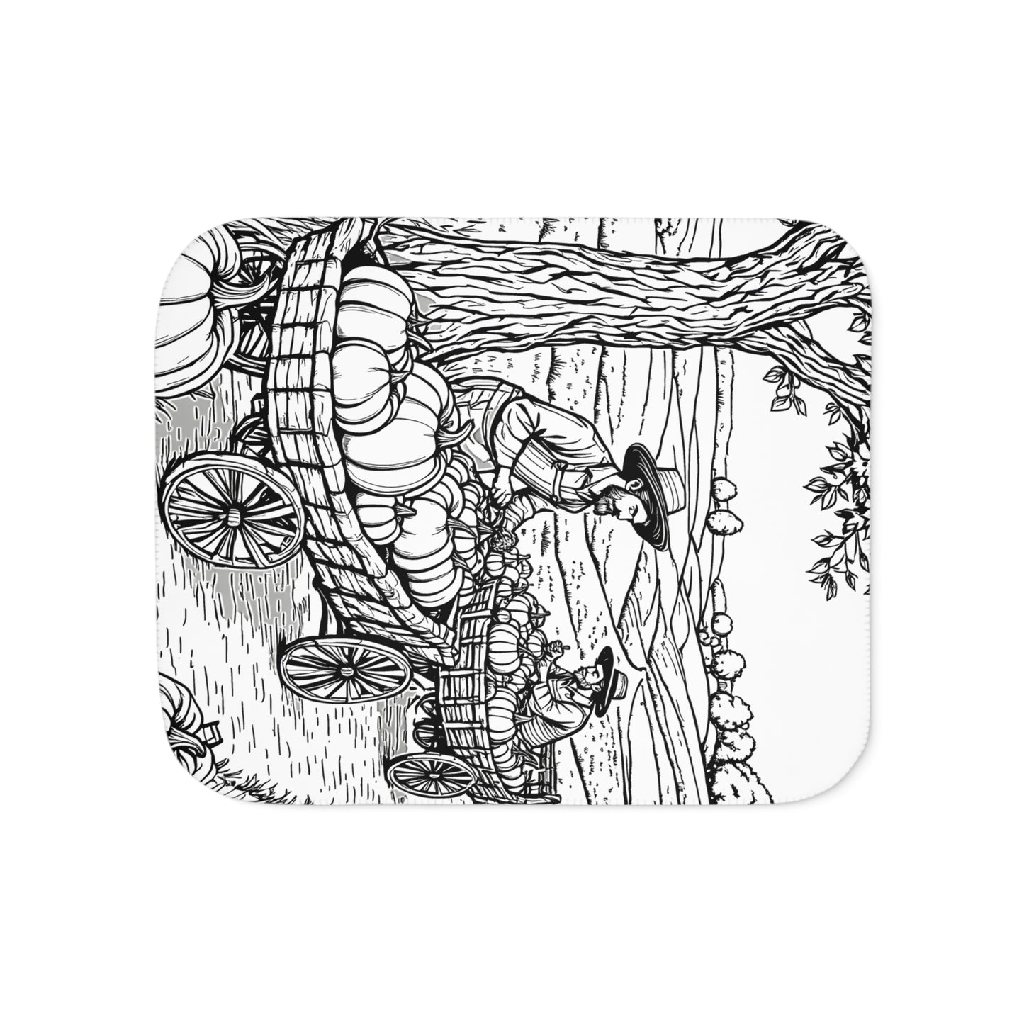 Blanket Coloring Kit with 10 Fabric Markers - Harvest