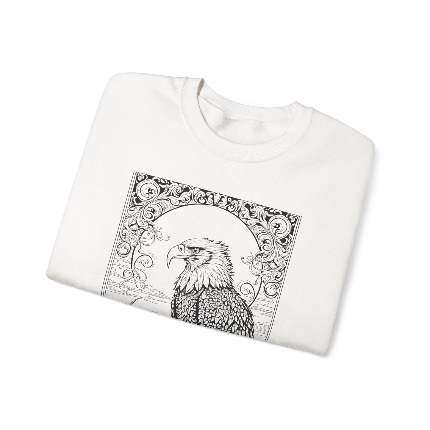 Adult Sweatshirt Coloring Kit with 10 Fabric Markers - Eagle