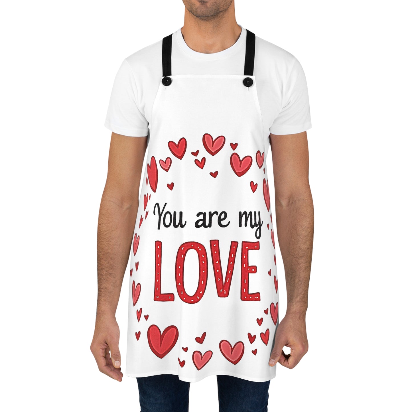 Apron Coloring Kit with 10 Fabric Markers - Heart