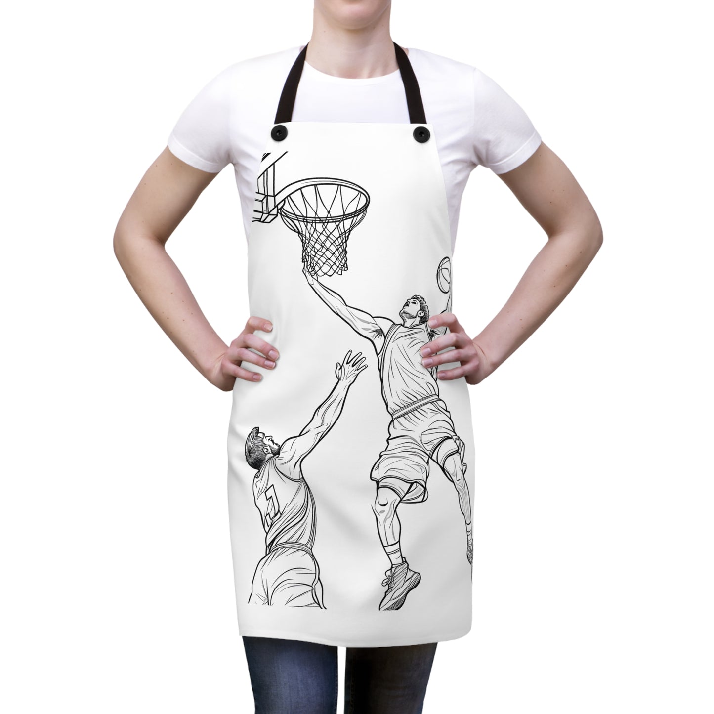 Apron Coloring Kit with 10 Fabric Markers - Dunk