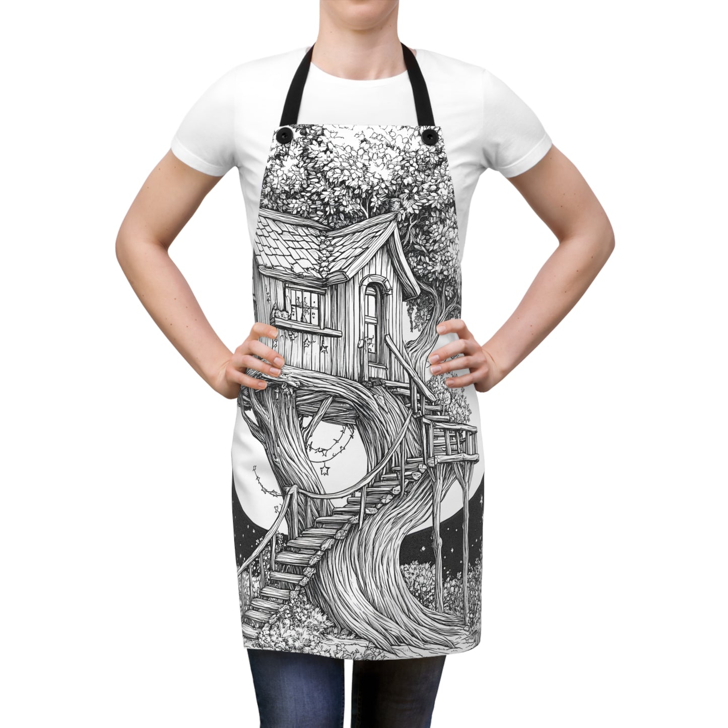 Apron Coloring Kit with 10 Fabric Markers - Treehouse