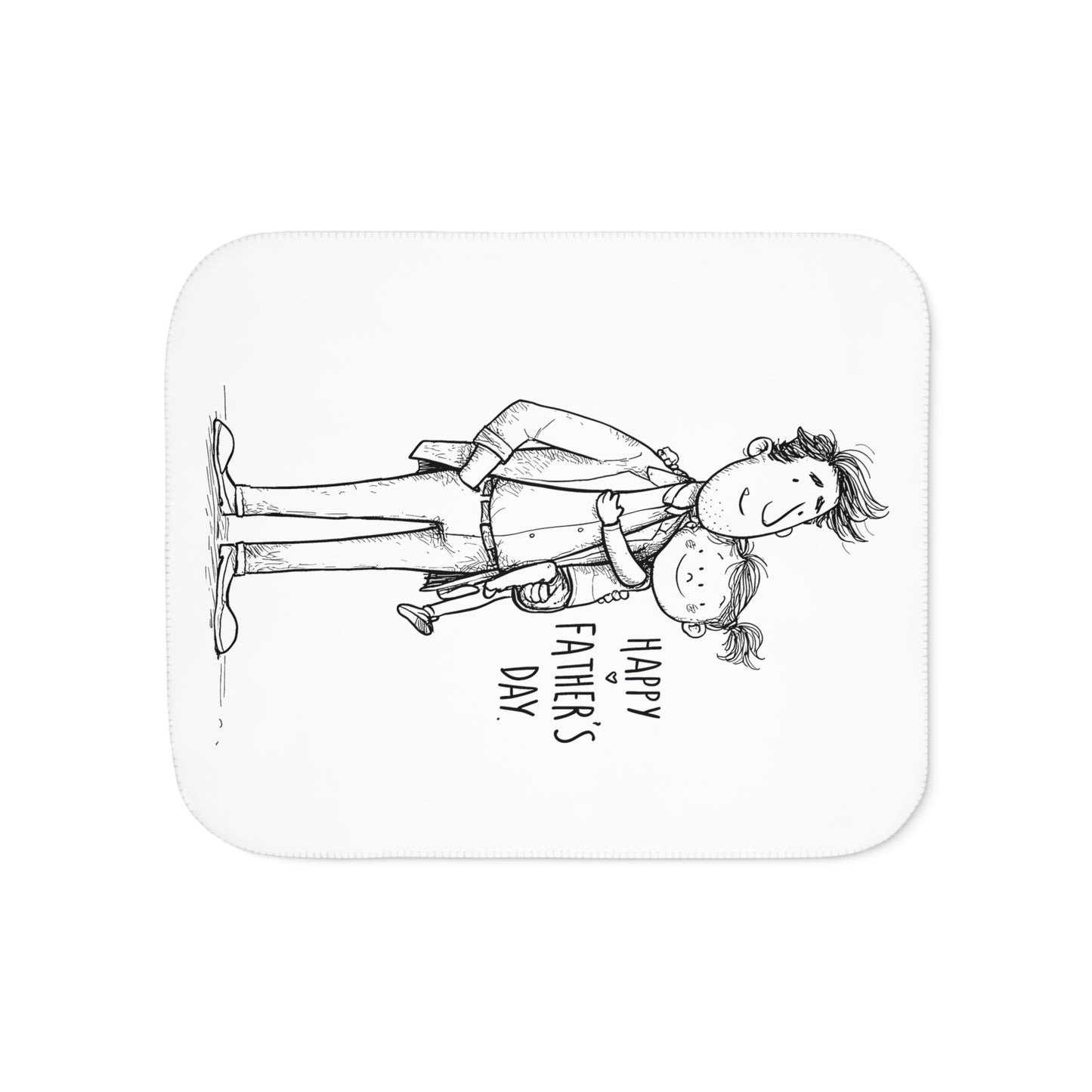 Blanket Coloring Kit with 10 Fabric Markers - Father's Day