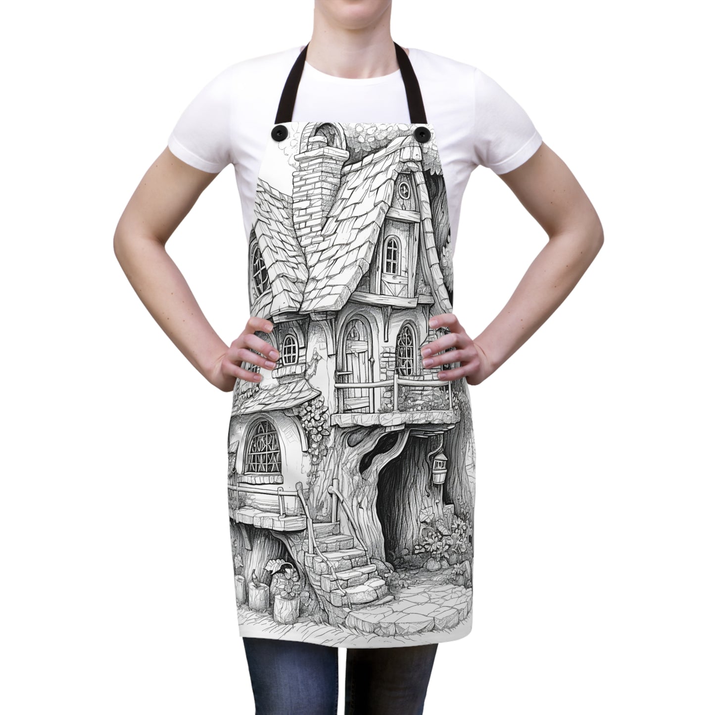 Apron Coloring Kit with 10 Fabric Markers - Treehouse