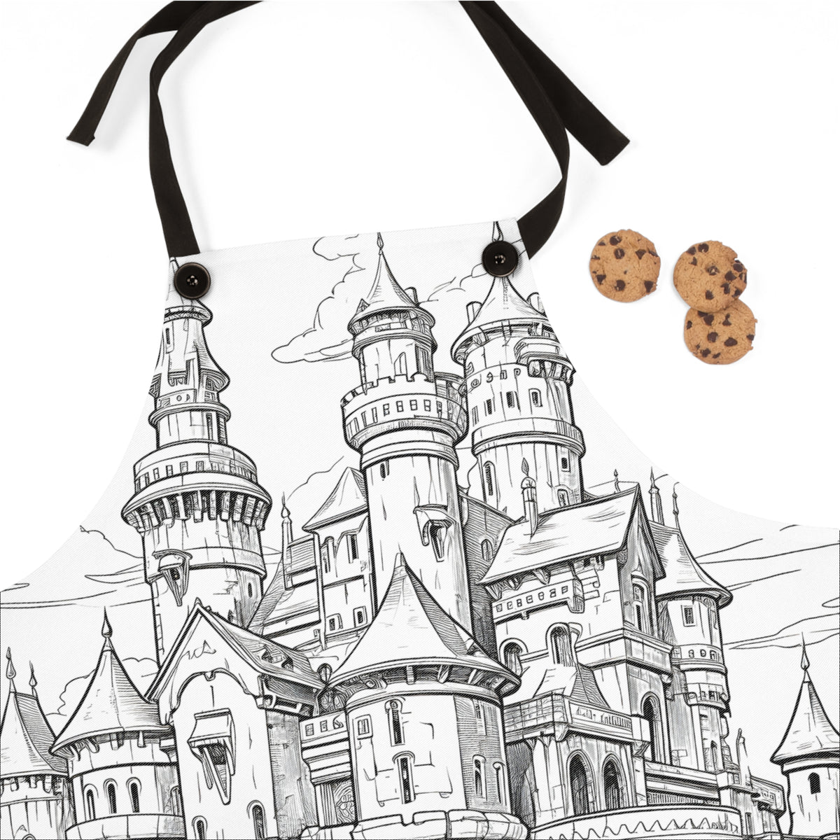 Castle Apron Medieval Castle Apron Coloring Kit | DaVinci in You – Davinci in You