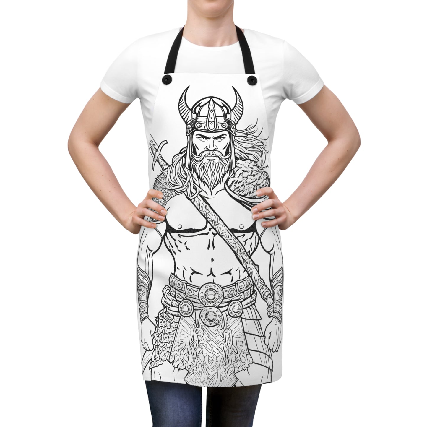 Apron Coloring Kit with 10 Fabric Markers - Viking