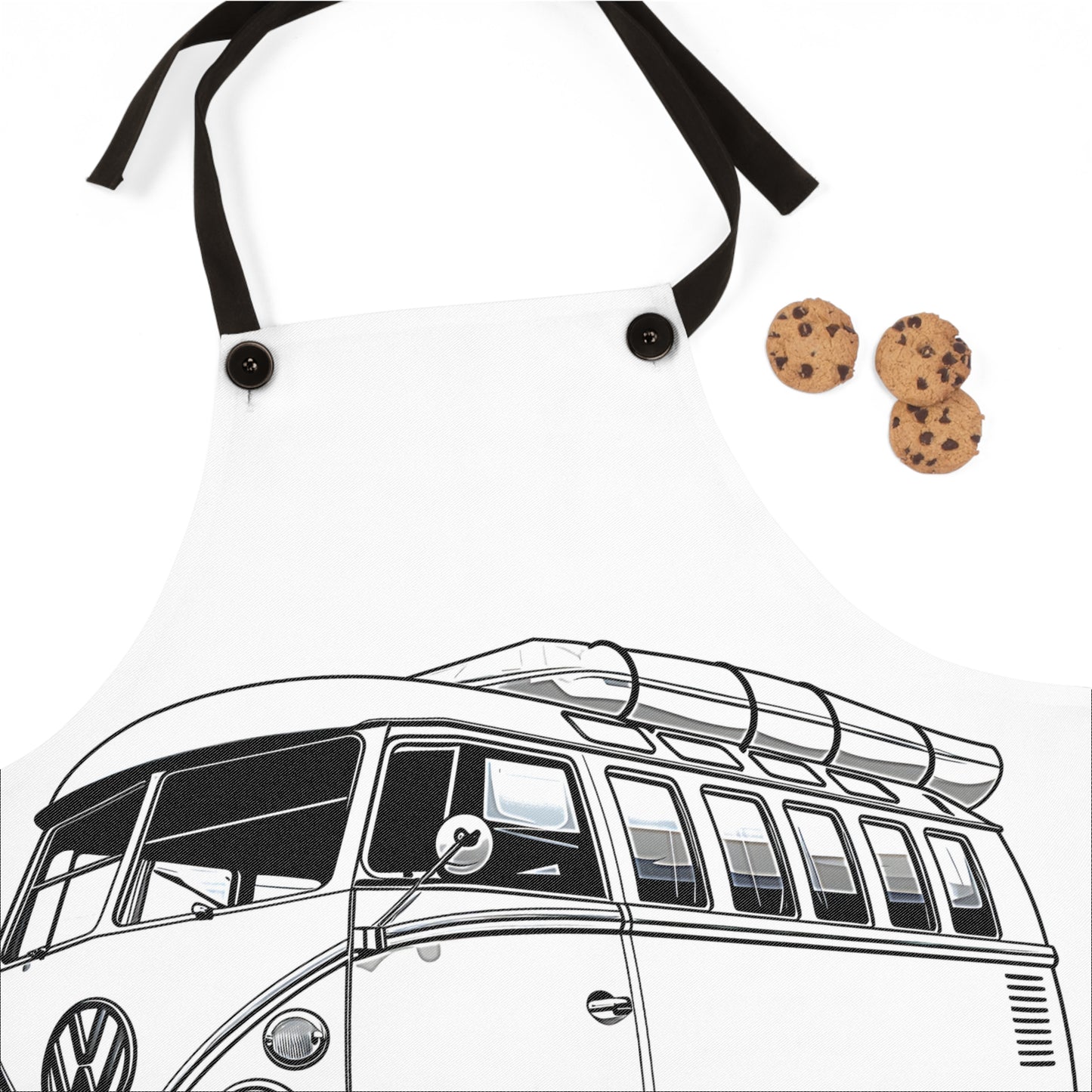 Apron Coloring Kit with 10 Fabric Markers - Volkswagen Van