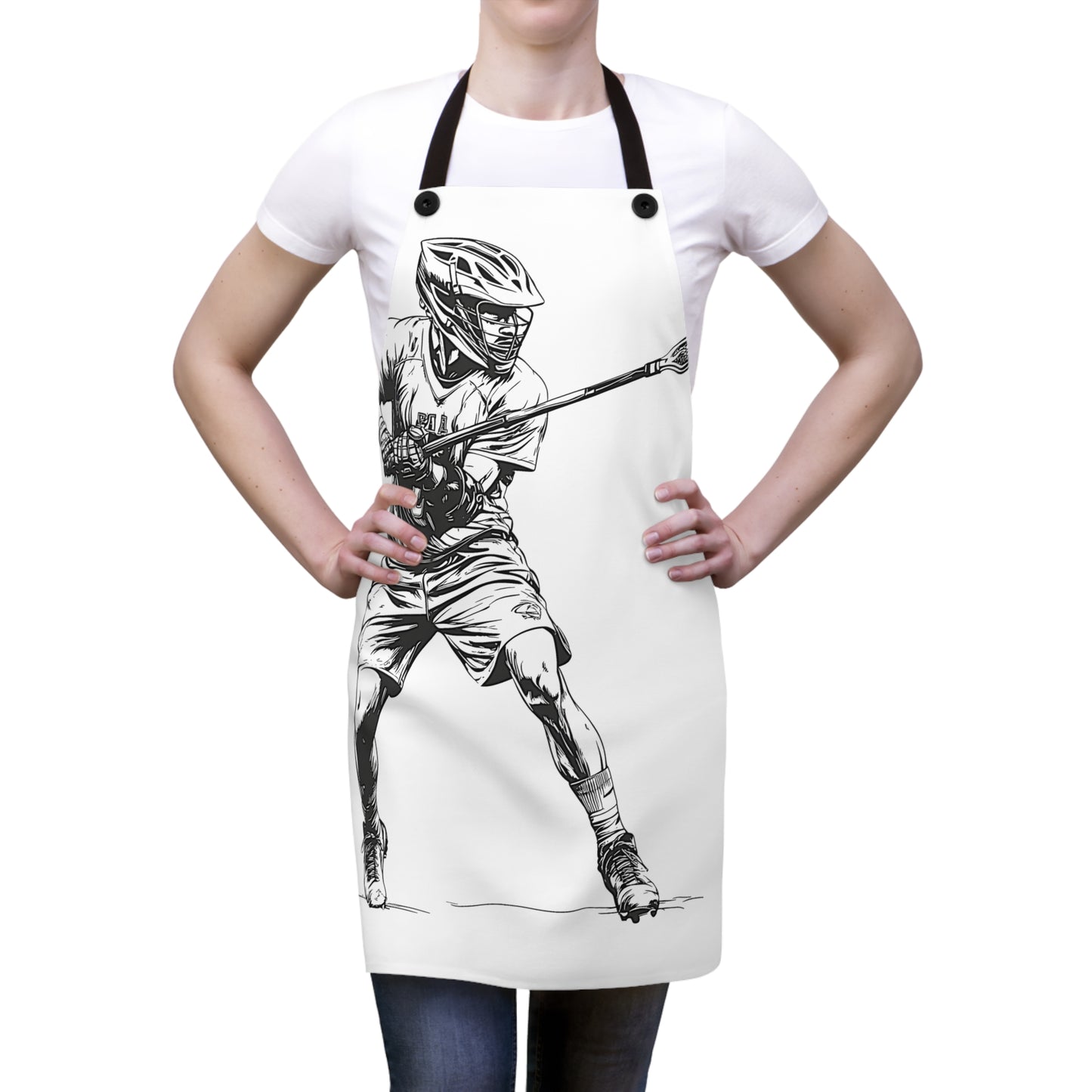 Apron Coloring Kit with 10 Fabric Markers - Lacrosse