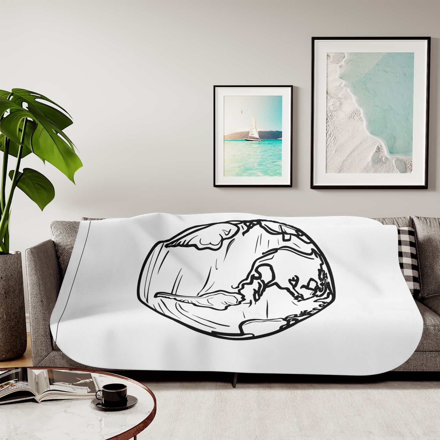 Blanket Coloring Kit with 10 Fabric Markers - Planet Earth
