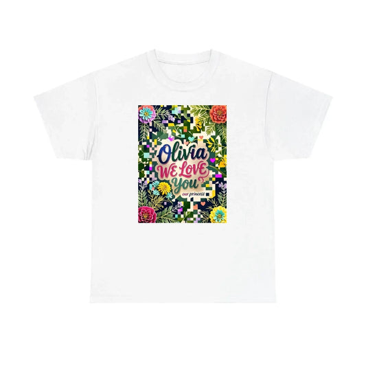 Custom Unisex T-Shirt Colorful Design with Fabric Markers