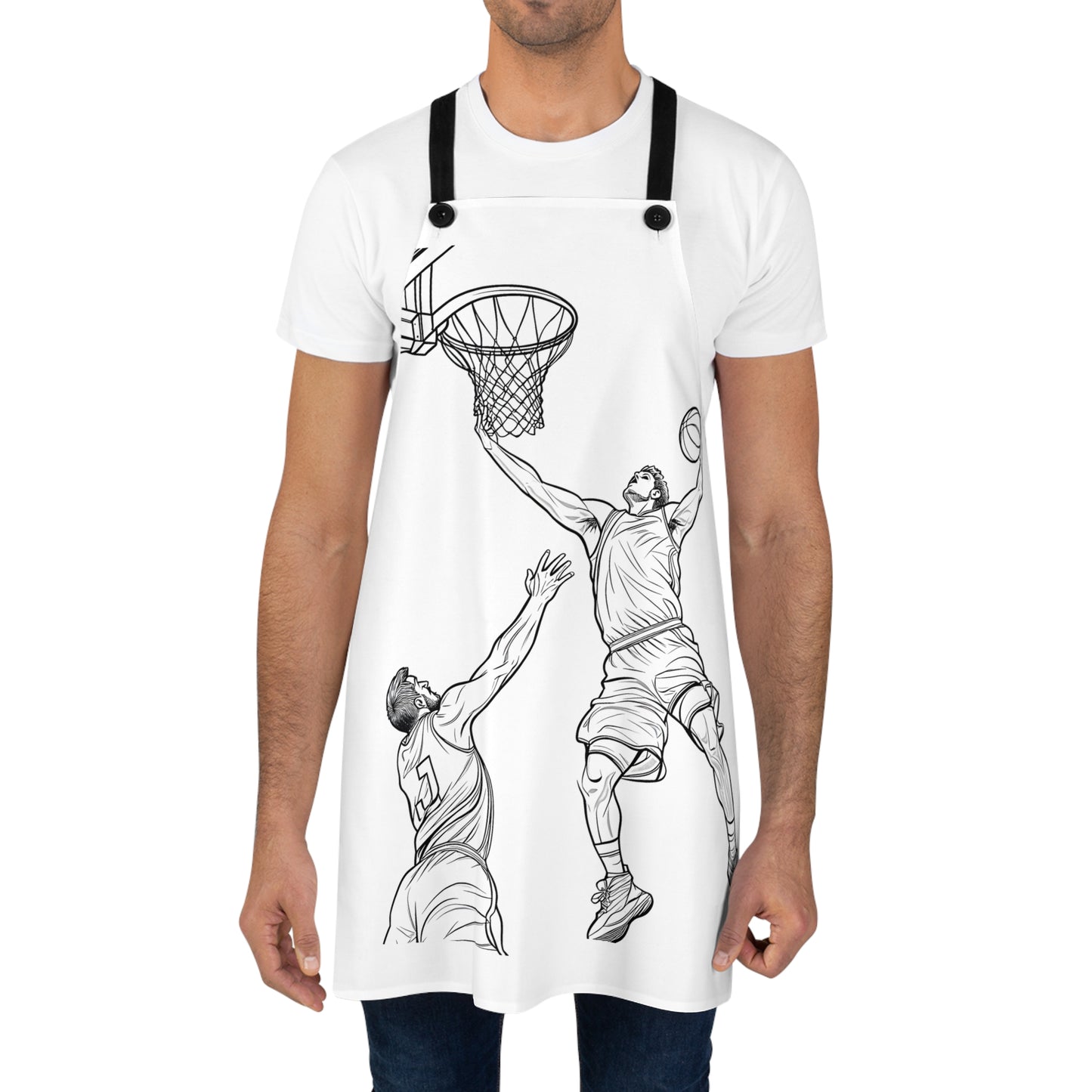 Apron Coloring Kit with 10 Fabric Markers - Dunk