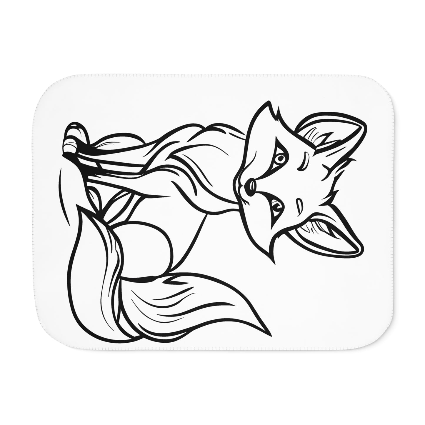 Blanket Coloring Kit with 10 Fabric Markers - Fox