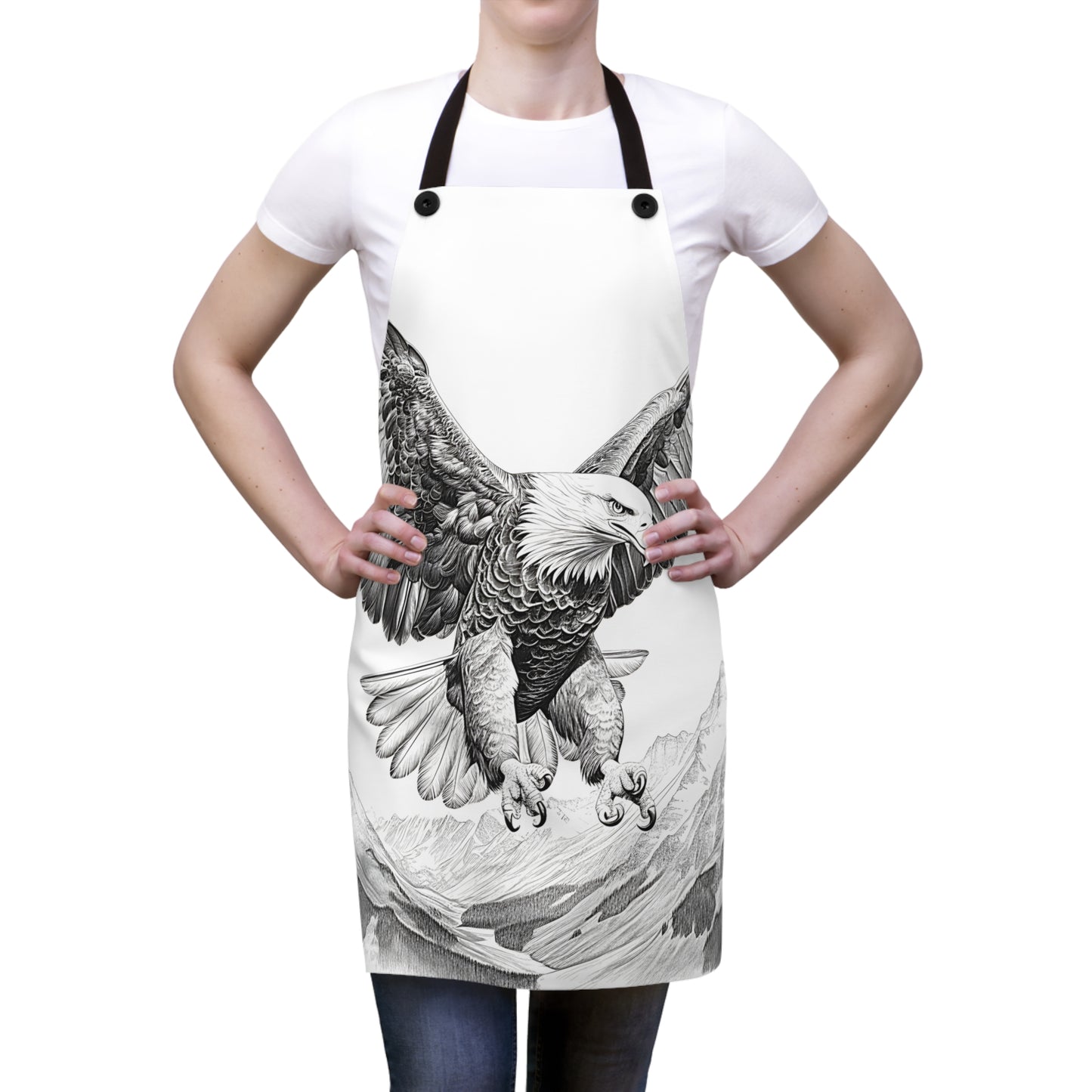 Apron Coloring Kit with 10 Fabric Markers - Eagle