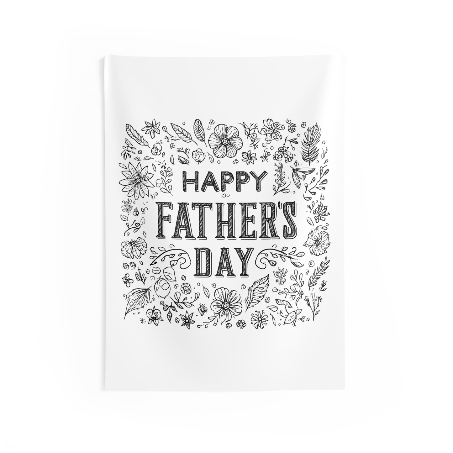 Indoor Wall Tapestries Coloring Kit with 10 Fabric Markers - Father's Day
