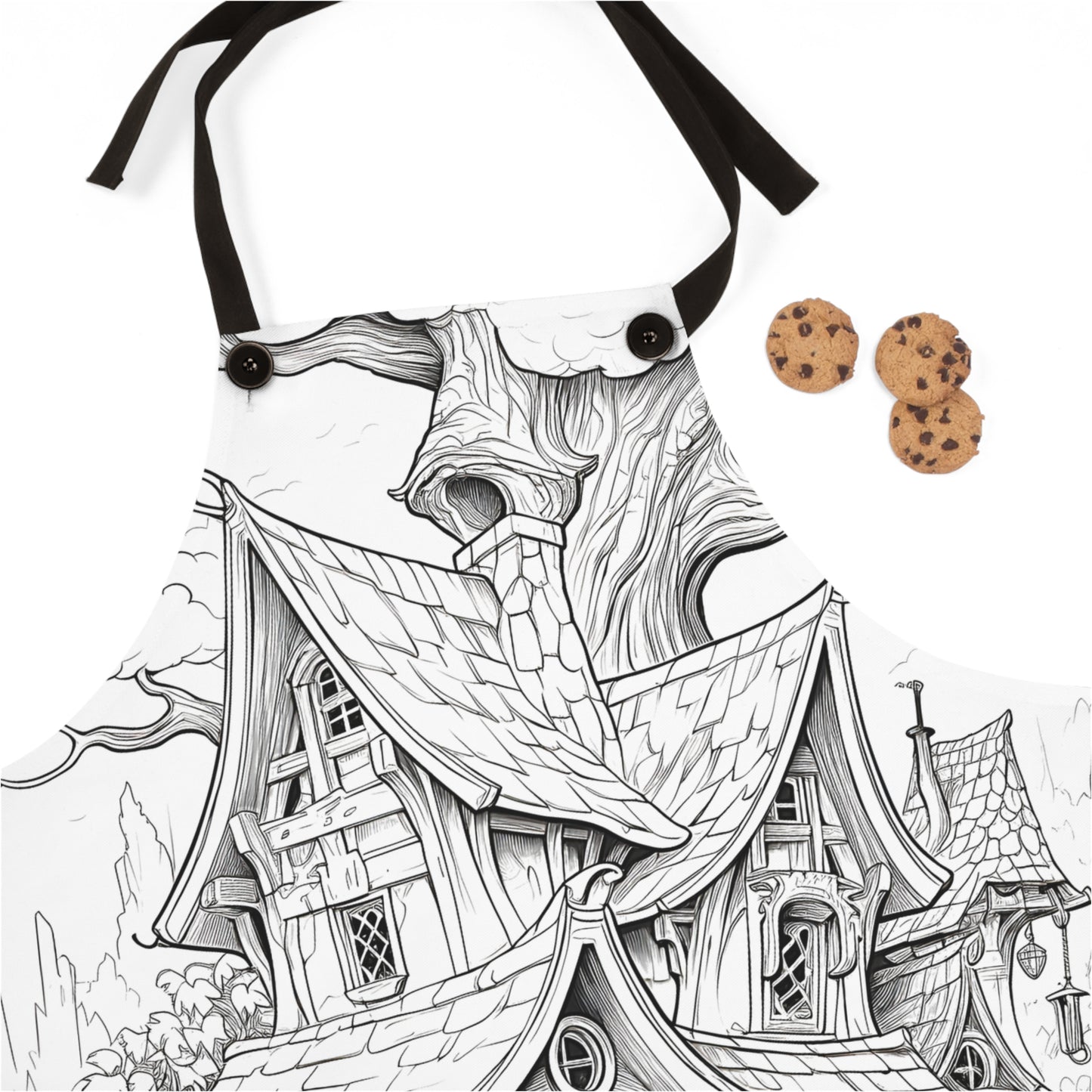 Apron Coloring Kit with 10 Fabric Markers - Treehouse