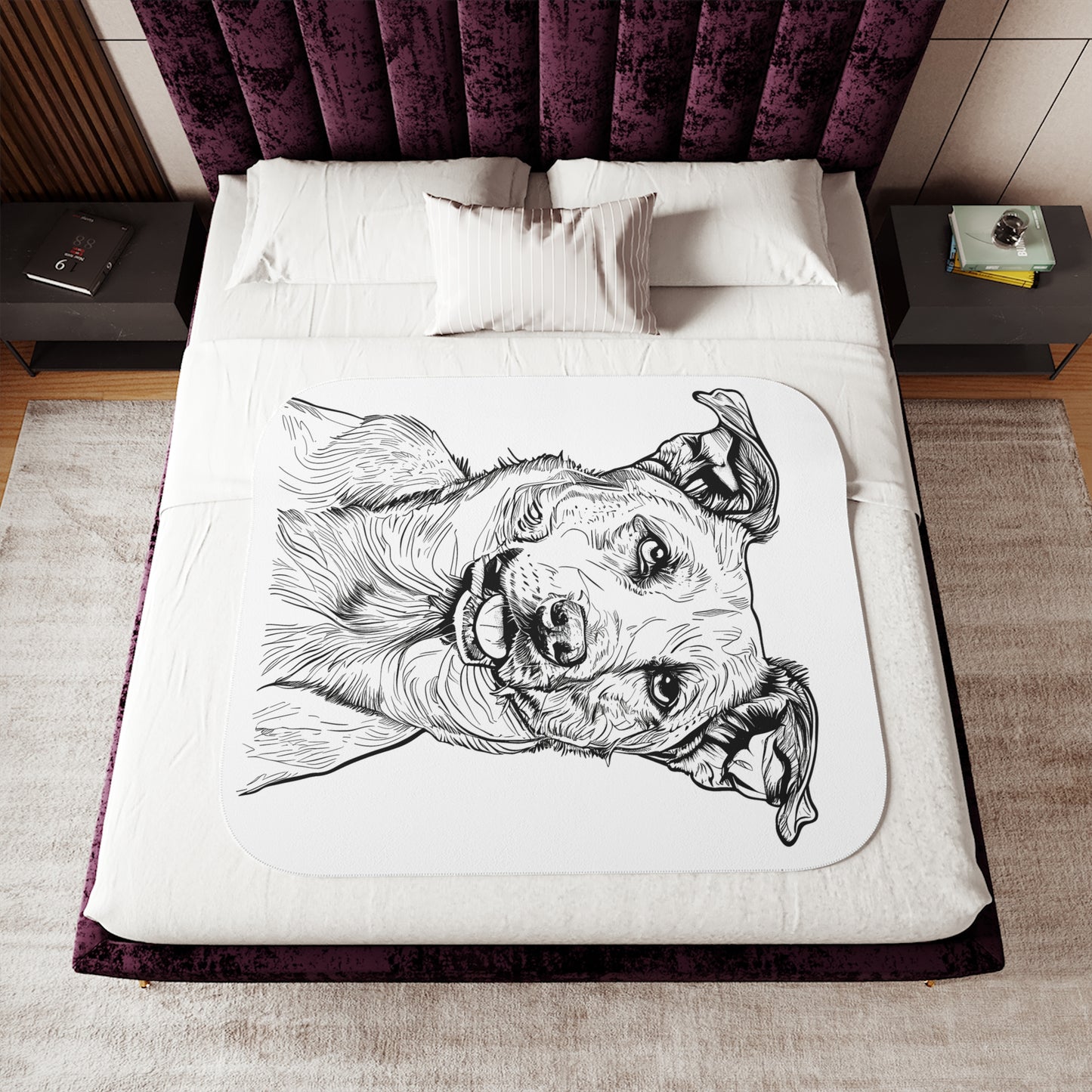 Blanket Coloring Kit with 10 Fabric Markers - Portrait