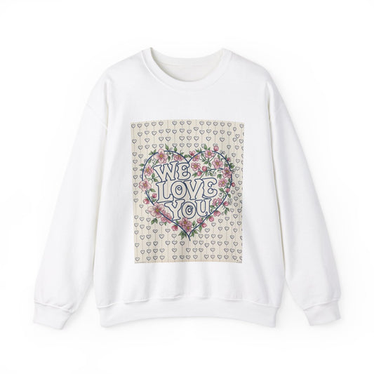 Custom Adult Crewneck Sweatshirt Coloring Kit with 10 Fabric Markers