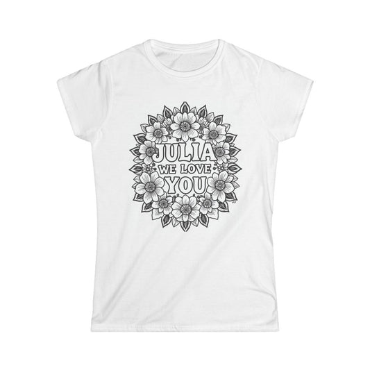 Custom Women's T-Shirt Coloring Kit with 10 Fabric Markers