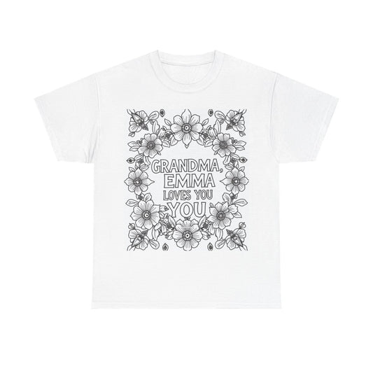 Custom Unisex T-Shirt Coloring Kit with 10 Fabric Markers