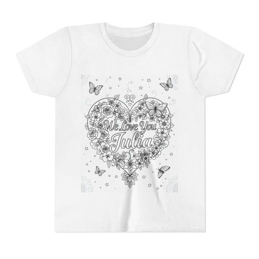 Custom Kids T-Shirt Coloring Kit with 10 Fabric Markers