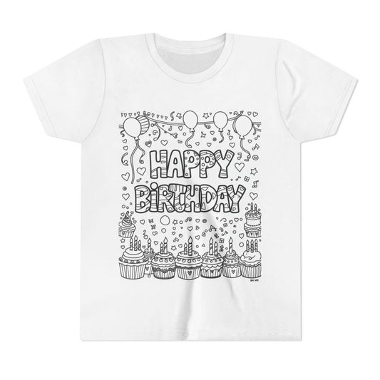 Custom Kids T-Shirt Coloring Kit with 10 Fabric Markers